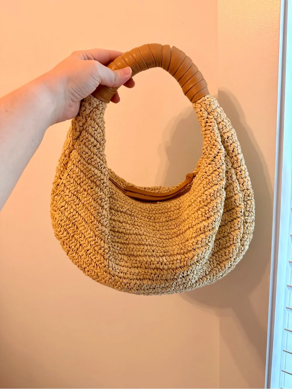 Cleobella Julia Raffia Hobo Bag - Natural